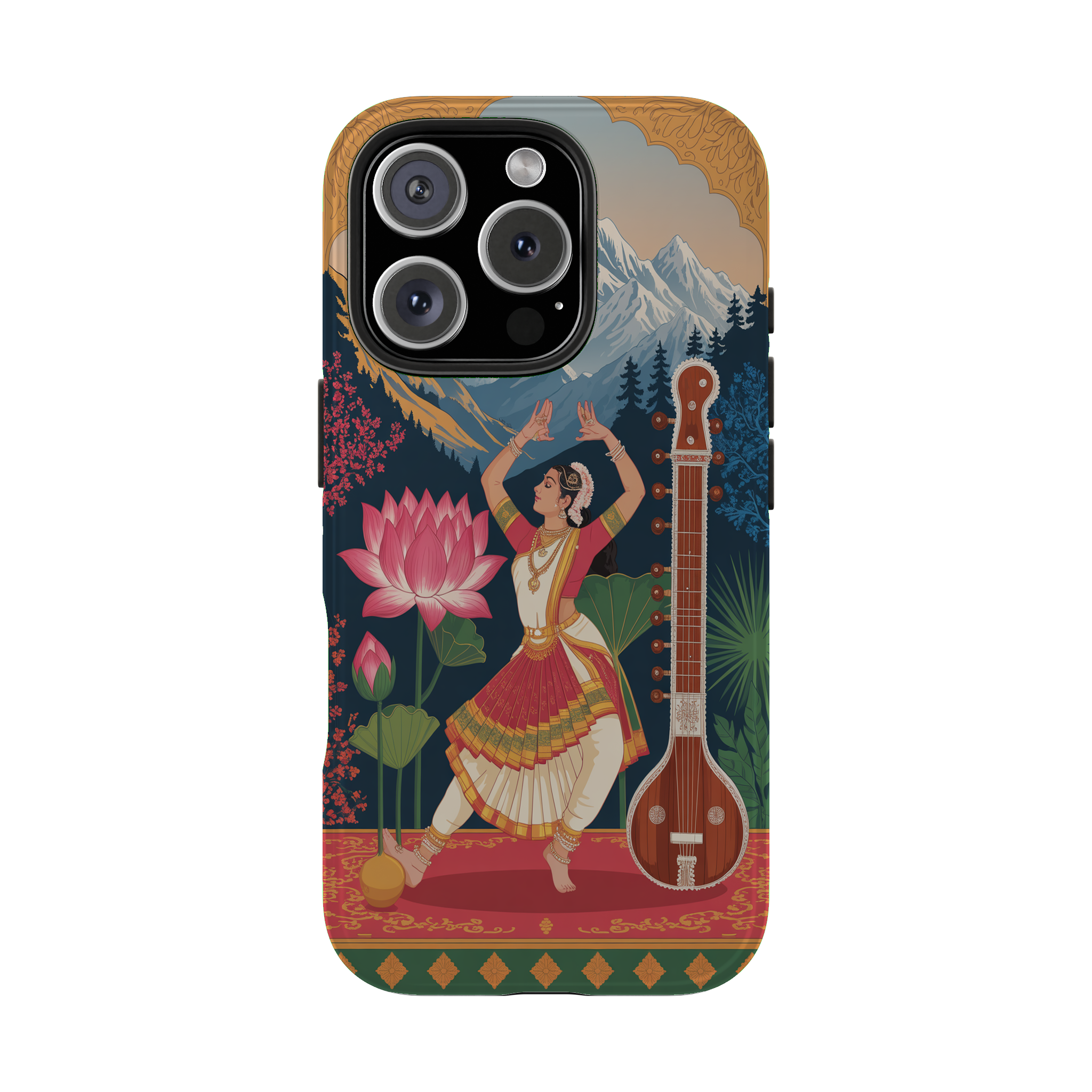 Himalayan Kathak Dance, digital phone case preview