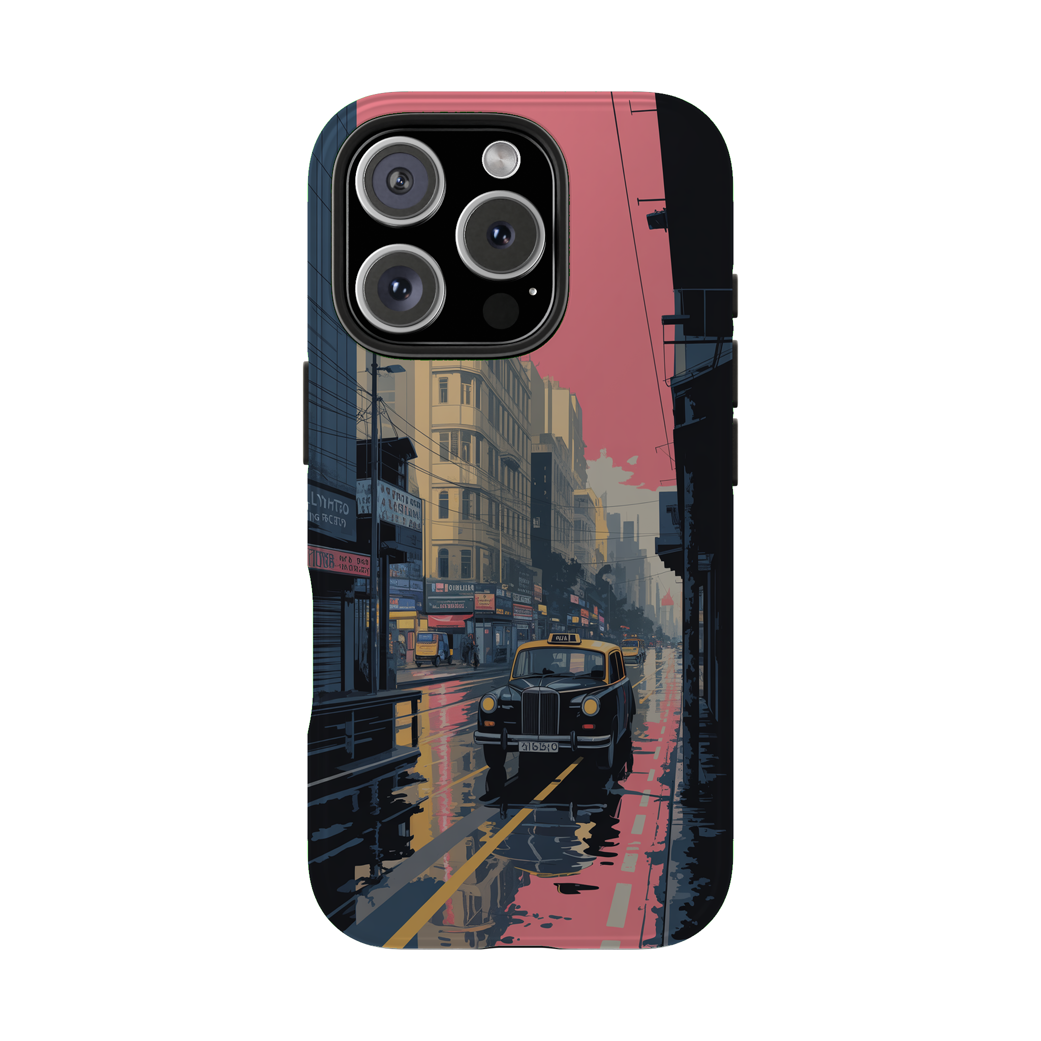 Monsoon Twilight Taxi phone case mockup