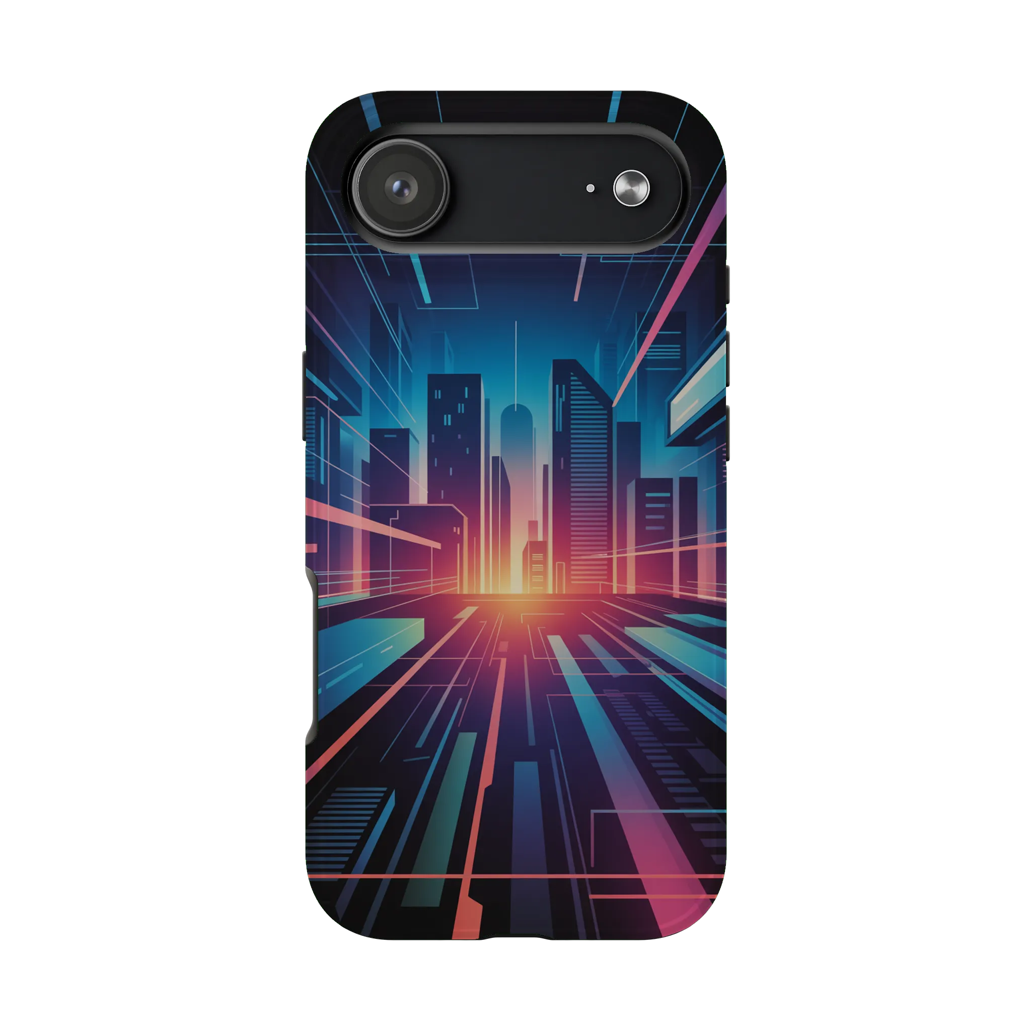 Neon Cyberpunk Geometry